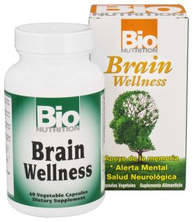 Bio Nutrition   Brain Wellness   60 Vegetarian Capsules