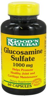 Good N Natural   Glucosamine Sulfate 1000 mg.   60 Capsules