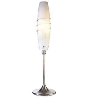 Fusion 1 Light Table Lamps in Brushed Steel TT5090
