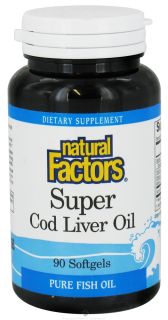 Natural Factors   Super Cod Liver Oil   90 Softgels