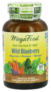 MegaFood   Wild Blueberry   60 Chewable Tablets