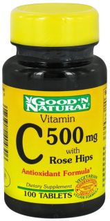 Good N Natural   C  With Rose Hips 500 mg.   100 Tablets