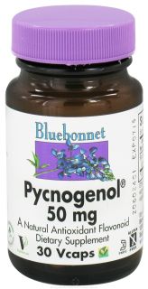 Bluebonnet Nutrition   Pycnogenol 50 mg.   30 Vegetarian Capsules