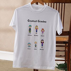 Personalized Family Cartoon Characters T Shirts