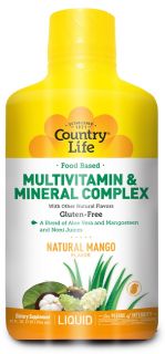 Country Life   Liquid Multi Vitamin & Mineral Complex Natural Mango Flavor   32 oz.