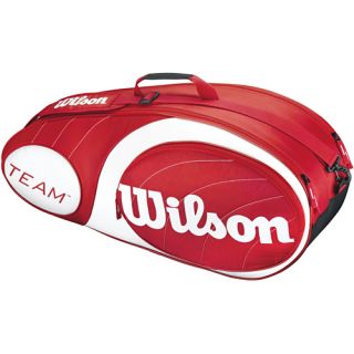 Wilson Team 6 Pack Bag Red/White Wilson Tennis Bags