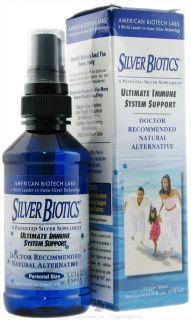 American Biotech Labs   Silver Biotics Ultimate Immune System Support 10 Ppm   4 oz.