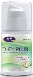 Life Flo   DHEA Plus Highly Absorbent Body Cream   2 oz.