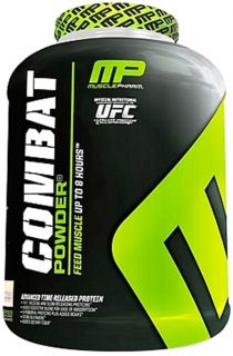 Muscle Pharm   Combat Advanced Time Release Protein Powder Vanilla   4 lbs.