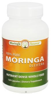 Moringa Source   Moringa Oleifera 800 mg.   120 Capsules