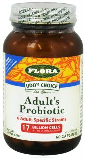 Flora   Udos Choice Adults Blend Probiotic   60 Vegetarian Capsules
