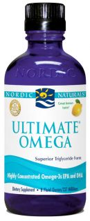 Nordic Naturals   Ultimate Omega Purified Fish Oil Lemon   8 oz.
