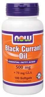 NOW Foods   Black Currant Oil 500 mg.   100 Softgels