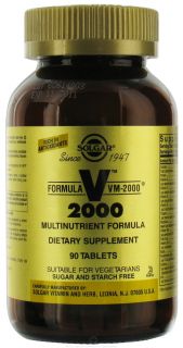 Solgar   Formula VM 2000 Multinutrient Formula   90 Tablets