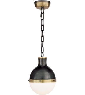 Thomas Obrien Hicks 1 Light Pendants in Bronze With Antique Brass Accents TOB5062BZ/HAB WG