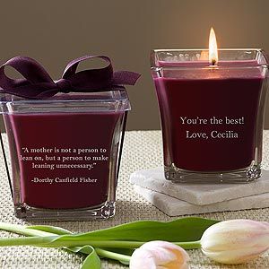 Personalized Candles for Mothers   Mulberry