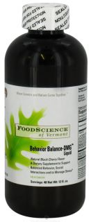 FoodScience of Vermont   Behavior Balance DMG Liquid   12 oz.