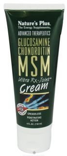 Natures Plus   Glucosamine Chondroitin MSM Ultra Rx Joint Cream   4 oz.