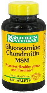 Good N Natural   Glucosamine Chondroitin MSM   60 Tablets