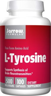 Jarrow Formulas   L Tyrosine 500 mg.   100 Capsules