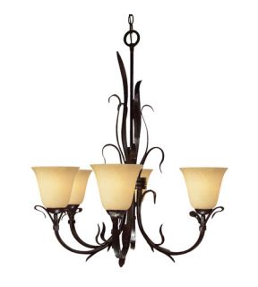 Fountaindale 5 Light Chandeliers in Matte Coffee 14075U