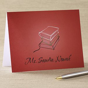 School Teacher Personalized Stationery   Making the Grade