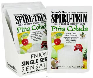Natures Plus   Spiru Tein High Protein Energy Meal Pina Colada   1 Packet