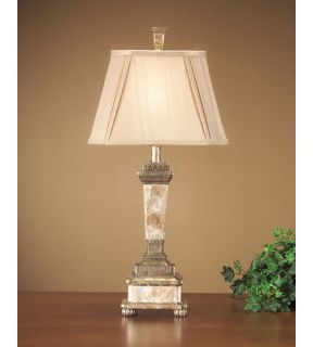 Portable 1 Light Table Lamps in French Beige JRL 7099