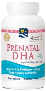 Nordic Naturals   Prenatal DHA   180 Softgels