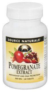 Source Naturals   Pomegranate Extract 500 mg.   60 Tablets