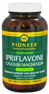 Pioneer   Ipriflavone Calcium Magnesium   150 Vegetarian Tablets