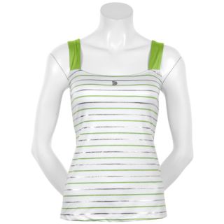 Pure Lime Smocked Tank Pure Lime Womens Tennis Apparel