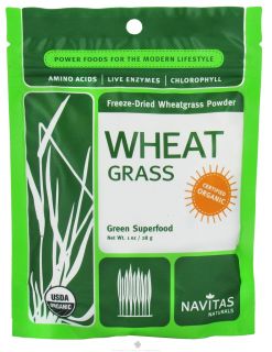 Navitas Naturals   Wheatgrass Powder Freeze Dried   1 oz.