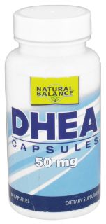 Natural Balance   DHEA 50 mg.   60 Capsules (Formerly Trimedica)