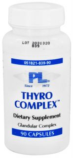 Progressive Laboratories   Thyro Complex Glandular Complex   90 Capsules