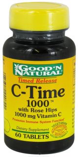 Good N Natural   C Time 1000 With Rose Hips Time Release   60 Tablets