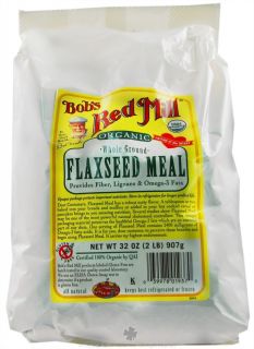 Bobs Red Mill   Organic Flaxseed Meal Whole Ground   32 oz.