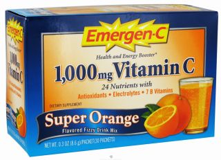 Alacer   Emergen C Vitamin C Super Orange 1000 mg.   30 Packet(s)