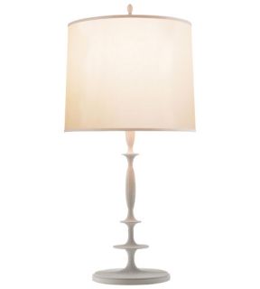 Barbara Barry Lotus 1 Light Table Lamps in Plaster White BBL3003WHT S