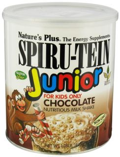 Natures Plus   Spiru Tein JUNIOR Nutritious Milk Shake Chocolate   1.09 lbs.
