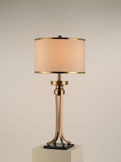 Journey 1 Light Table Lamps in Antique Brass/Black 6977