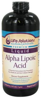 Life Solutions   Liquid Alpha Lipoic Acid   16 oz.