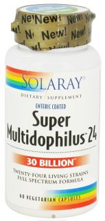 Solaray   Super Multidophilus 24 30 Billion   60 Vegetarian Capsules