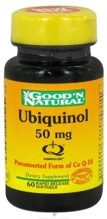 Good N Natural   Ubiquinol 50 mg.   60 Softgels