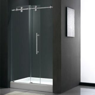 Vigo Industries Frameless Adjustable Shower Door (68   71 9/16)