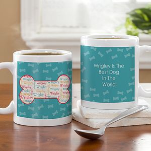 Personalized Coffee Mugs   I Love My Dog