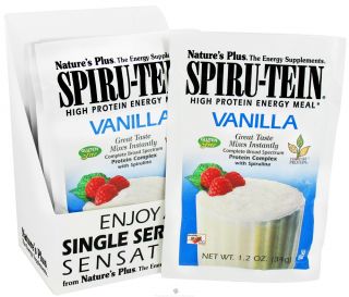 Natures Plus   Spiru Tein High Protein Energy Meal Vanilla   1 Packet