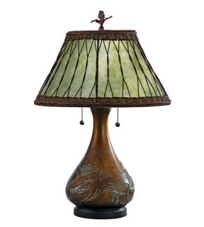 Mica 2 Light Table Lamps in Bronze MC120T