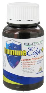 Biotivia   Immune Edge+ Immune Defense Support   60 Vegetarian Capsules