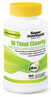 Super Nutrition   Think Clearly   90 Vegetarian Tablets